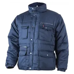 Insulated jacket with detachable sleeves Coverguard POLENA 5PSLB L blue