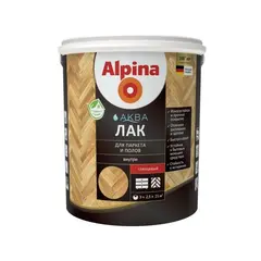 Acrylic varnish for parquet and floor Alpina Aqua glossy 2,5 l