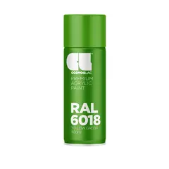 Lac-spray paint Cosmos Lac COSMOS RAL 6018 желто-зеленый 400 ml