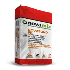 Fireproof tile adhesive Novamix Novabond FR 25 kg