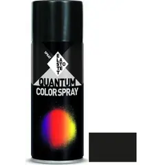 სპრეი საღებავი Elastotet Quantum color spray ral 9005 მქრქალი მუქი შავი 400 მლ