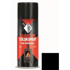 საღებავი სპრეი ცეცხლგამძლე Elastotet Quantum Color Spray High Temperature შავი 400 მლ