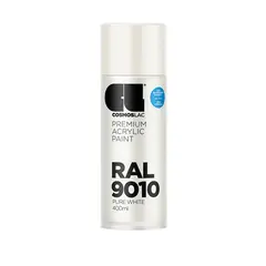 Lac-spray paint Cosmos Lac COSMOS RAL 9010 matte white 400 ml