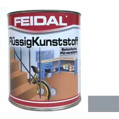 Paint Feidal Flussigkunststoff 750 ml silver-grey