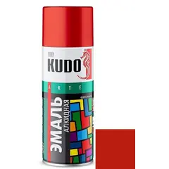 Enamel universal Kudo KU-1003 Ral 3020 red 520 ml
