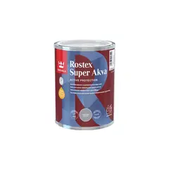 Metal paint Tikkurila Rostex Super akva primer light gray 1 l