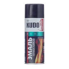 Heat-resistant enamel KUDO KU-5002 black 520ml