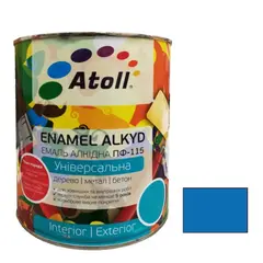 Enamel Atoll ПФ-115 2.6 kg blue
