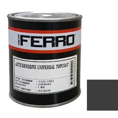Anticorrosive paint for metal Ferro 3:1 matte black 1 kg