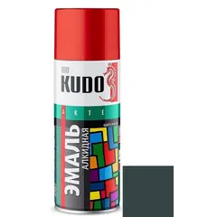 Enamel universal Kudo KU-10186 Ral 7026 deep gray 520 ml