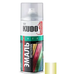 Enamel universal metallic Kudo KU-1050 yellow olive 520 ml