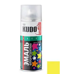 Fluorescent enamel Kudo KU-1204 520 ml lemon yellow