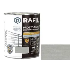 Enamel for rust Sniezka Rafil glossy silver 0.75 l