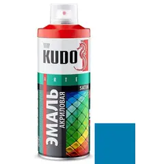 Universal acrylic enamel Satin Kudo KU-0A5015 RAL 5015 light blue 520 ml