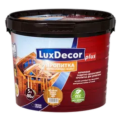 გამჟღენთი LuxDecor plius+ თეთრი 5 ლ