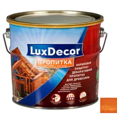 გამჟღენთი LuxDecor plius+ წაბლი 1 ლ