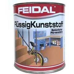Polyurethane-alkyd paint Feidal Flussigkunststoff 2.5 l colorless
