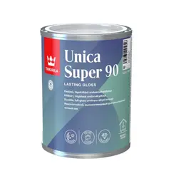 Paint for complex surfaces Tikkurila Unica Super 90 gloss lacquer A 0,9 l