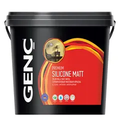 ინტერიერის საღებავი სილიკონის Genc Silicone Mat 15 ლ