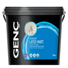 ინტერიერის საღებავი სილიკონის Genc Standart Latex Mat 2.5 ლ