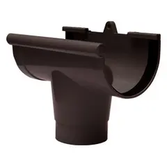 Gutter funnel RainWay 90 mm brown