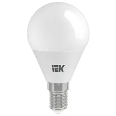 შუქდიოდური ნათურა IEK G45 3000K 7W E14