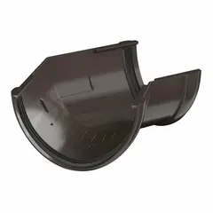 Угол желоба Technonicol 125/82 PVC 135° темно-коричневый