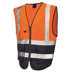 Светоотражающий жилет Parry Safe PS005-120 оранжевый/синий 2XL