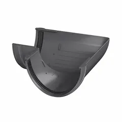 Угол желоба Technonicol 125/82 PVC 135° серый
