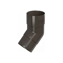 Колено трубы Technonicol 125/82 PVC 135° темно-коричневый