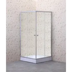 Shower cabin transparent glass WAY 824S-90X90X195 cm (4mm)