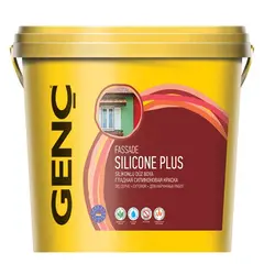 ექსტერიერის საღებავი სილიკონის Genc Silicone Plus 2.5 ლ