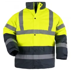 ქურთუკი შუქამრეკლით Coverguard Roadway 7ROAY S ყვითელი/მუქი ლურჯი