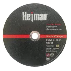 Диск отрезной по металлу Hetman 41 14А 230x2x22.23 мм