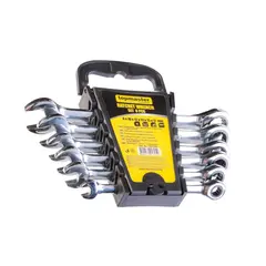 გასაღები კომბინირებული ჭრიალათი Topmaster 231970 8-17 მმ 6 ც