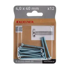 Винт Koelner 4x40 мм 12 шт B-82202-0440-OC