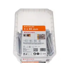 Dowel - countersunk nail Koelner 50 pcs 6x80 mm B-SL-06L080 box