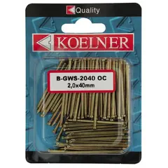 Joiner's nails 2,0X40 mm galvanized Koelner 100 pcs B-GWS-2040OC