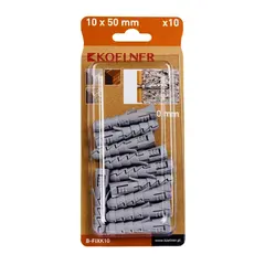 Dowel Koelner 10 pcs B-FIXK10 10x50mm blister