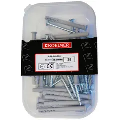 Dowel - countersunk nail Koelner 25 pcs 8x80 mm B-SL-08L080 box
