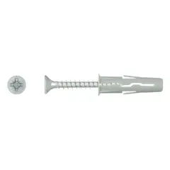 Universal dowel Gray Koelner 10 mm with screw 6.0x50 mm 100 pcs -10+650