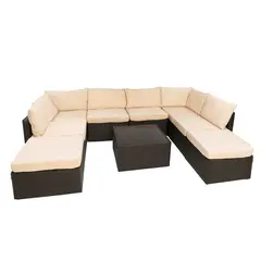 Garden furniture set 137x72x63.5 cm table 65x65x37.5 cm