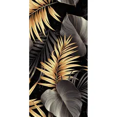Porcelain tile Itaca MONZON BLACK DECOR B HIGH GLOSSY 600X1200