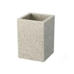 ჭიქა კბილის ჯაგრისებისთვის Bisk SAND TUMBLER SAND-COLOURED