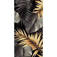 Porcelain tiles Itaca MONZON BLACK DECOR A HIGH GLOSSY 600X1200