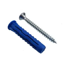 Universal dowel RawlPlug 08x65 mm with screw 5.0x80 mm 50 pcs 4ALL-08065+5080