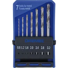 Set of drills for wood Dremel 2615062832 0.8-3.2 mm 7 pcs