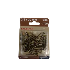 Hardwood screw Koelner 3.5x30 mm 35 pcs B-TS-3530 blist