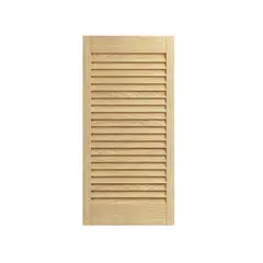 კარები ჟალუზიანი ხის Woodtechnic ფიჭვი 993х394