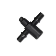 Double to adapter for emitter and droppers under the tube Bradas DSK-5133L 4 mm